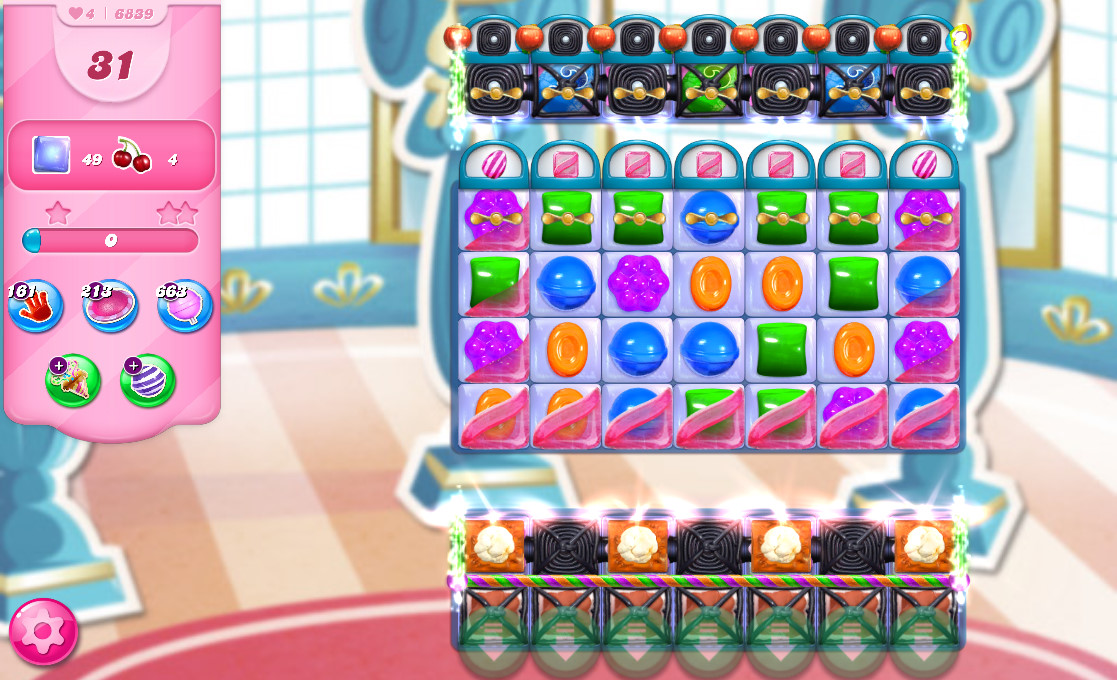 Candy Crush Saga level 6839