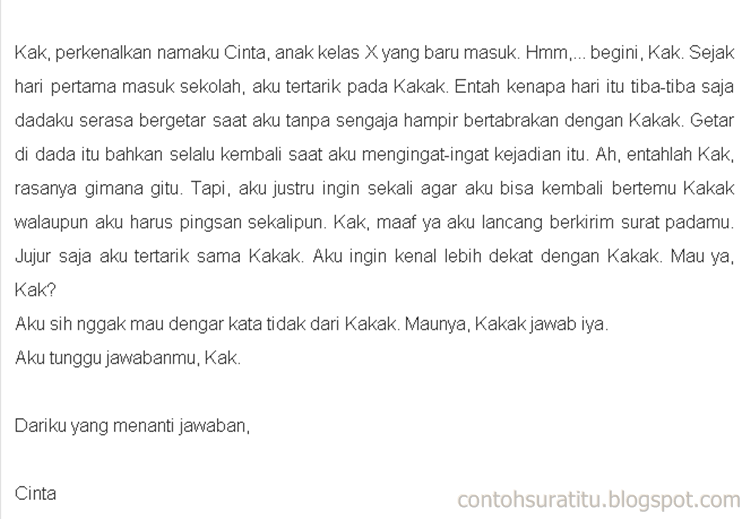 Contoh Surat Cinta, Contoh Surat, Contoh Surat Kuasa, Contoh Surat Kuasa Menjual Tanah Yang Benar, Contoh Surat Undangan, 