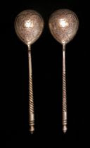 russian silver spoons