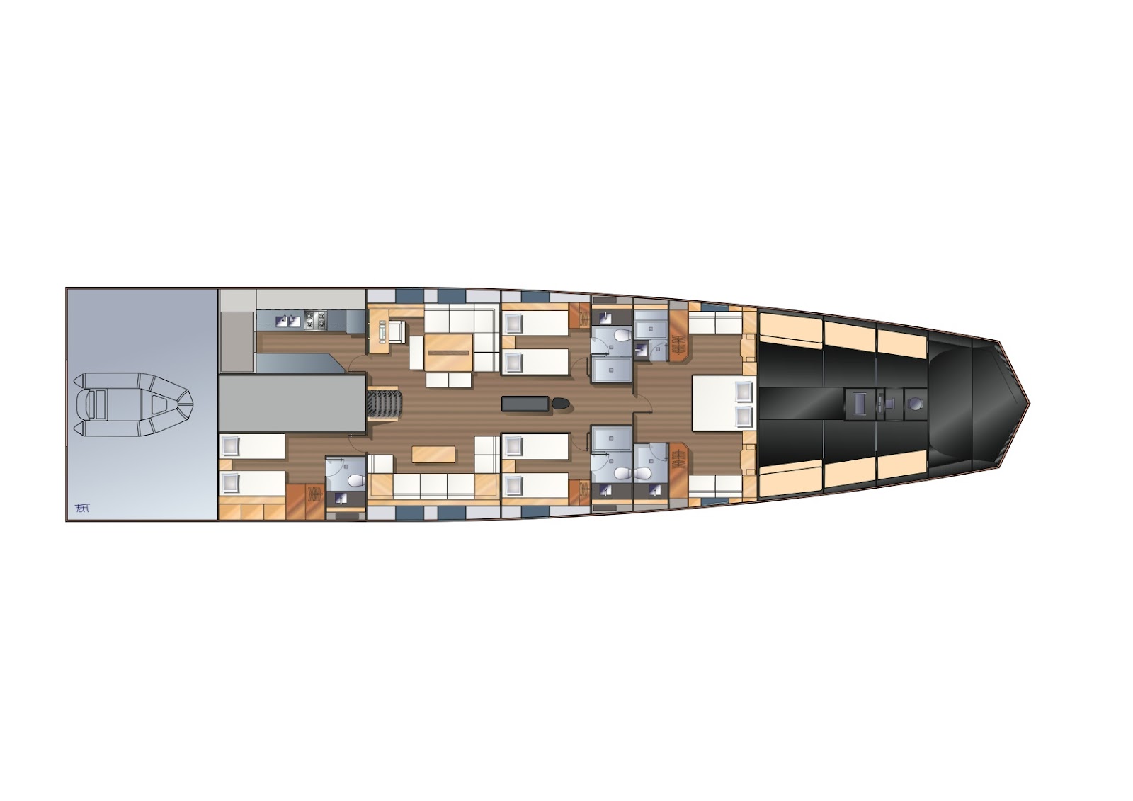  BOX RULE - YACHT PLAN - YACHT DESIGN - LINES DRAWING - LUCA BASSANI