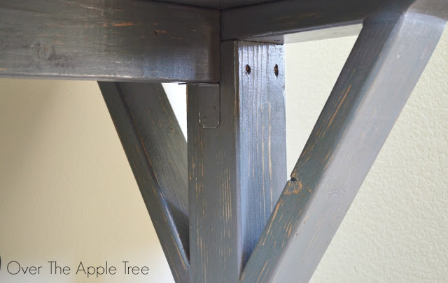 DIY Wood Desk, Over The Apple Tree