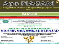 APLIKASI CETAK PIAGAM JUARA KELAS SISWA TERBARU  SD, SMP, SMA, SMK SEDERAJAD