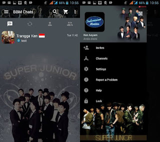 BBM MOD SUPER JUNIOR v2.13.1.14 Terbaru