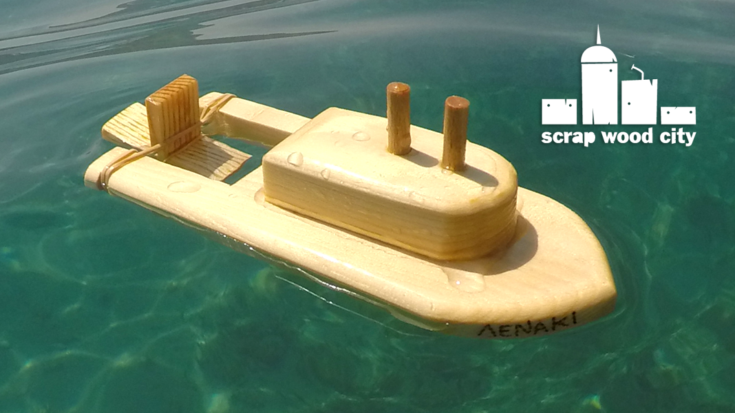 How to make a toy wooden speed boat