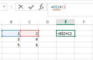 Как зафиксировать ячейку в формуле  Excel