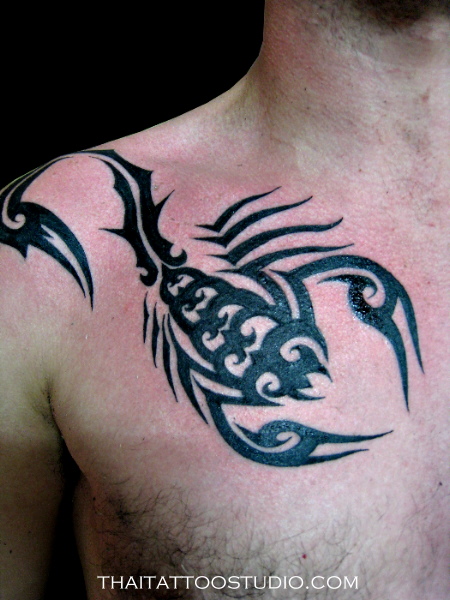 Tribal Scorpion Tattoo Designs