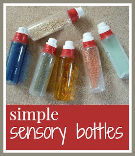How to make simple sensory bottles for babies and toddlers