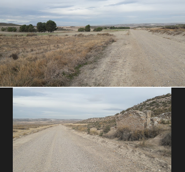 Camí de Sant Jaume de Compostela - Venta de Santa Lucia a Fuentes de Ebro, Camí de la Caseta de Barta