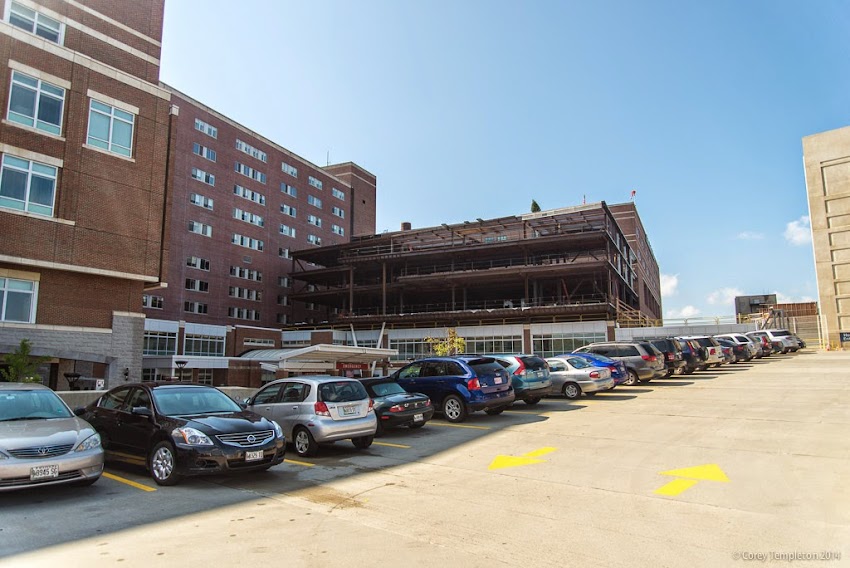 Maine Medical Center September 2014 construction in Portland, Maine Photo by Corey Templeton
