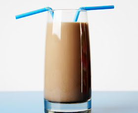 Easy low calorie chocolate milkshake