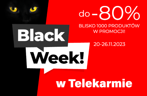 Black Week w Telekarmie - kupuj z rabatem do 80%