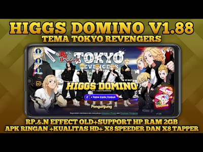 Download Higgs Domino Speeder Tema Tokyo Revegers