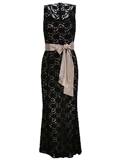 black lace maxi dress