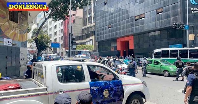 Tiroteo en la Avenida Urdaneta dejó a un PNB ya otro delincuente muertos