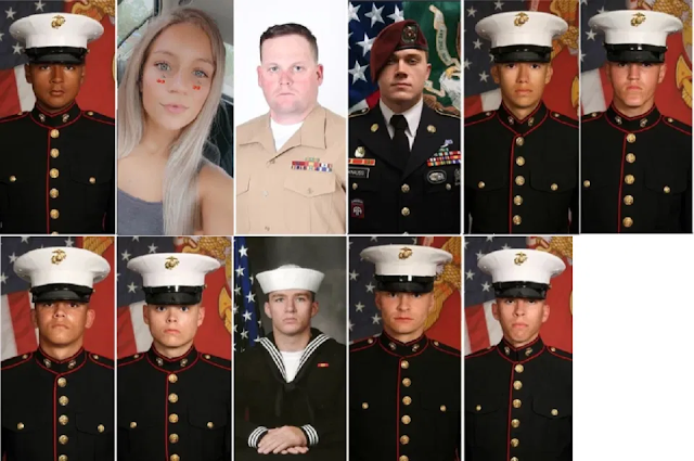 Ellos son los 13 soldados que murieron en Afganistán en ataque de ISIS; Biden les rinde honores