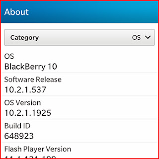 BlackBerry OS versi 10.2.1