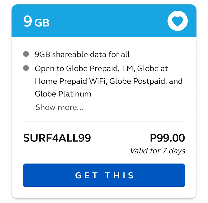 9GB promo