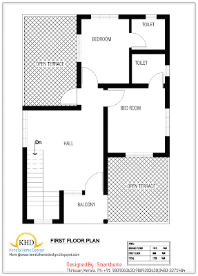 158 square meter (1700 Sq.Ft) house plan - October 2011