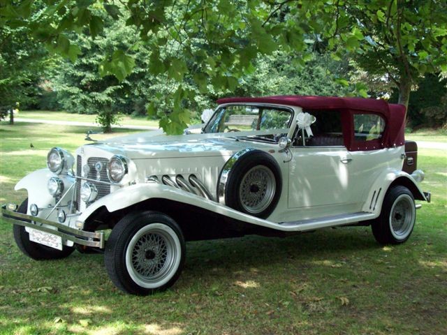 classic wedding car