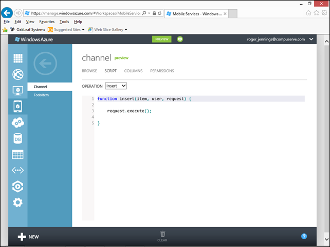 6-2 Channel Table Insert Default