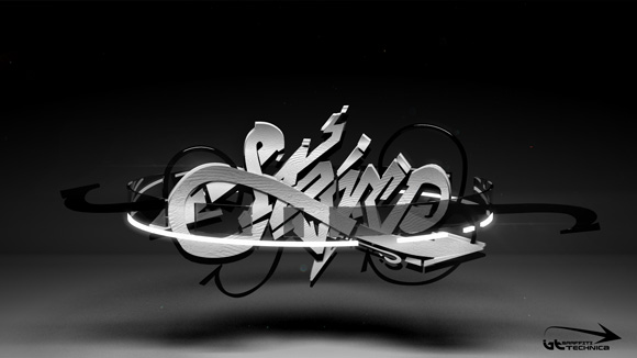 3d graffiti effects