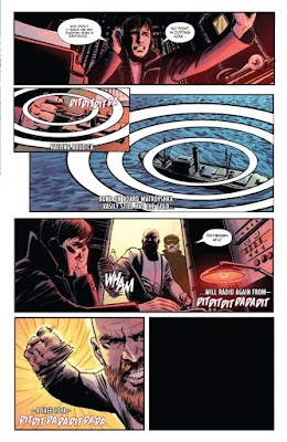 "James Bond: Origin núm.8" de Jeff Parker e Ibrahim Moustafa.