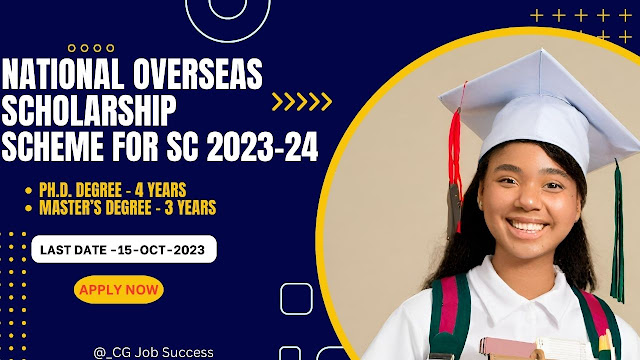 एससी(SC) कैटेगरी  के लिए राष्ट्रीय विदेश छात्रवृत्ति योजना 2023:National Foreign Scholarship Scheme for SC 2023