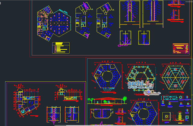 Integration is a 5 star hotel in AutoCAD 