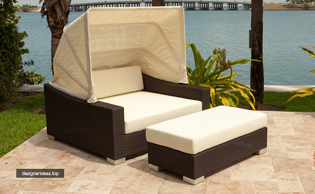 7 Designs of Outdoor Canopy Daybed for the Convenience of Relaxation