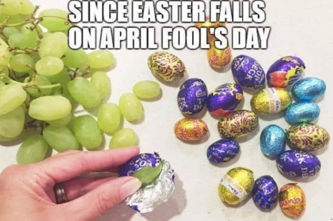 Since Easter Falls on April Fools Day!