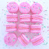 Raspberry Sprinkle Macarons