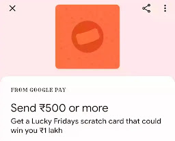 Google pay scratch card