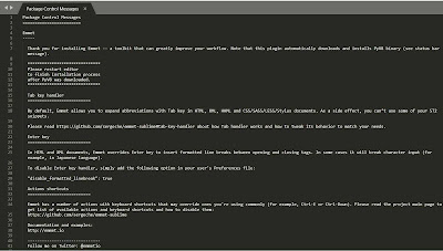 Cara Memasang Plugin Emmet di Sublime Text 3