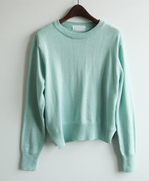 Plain Knit Sweater