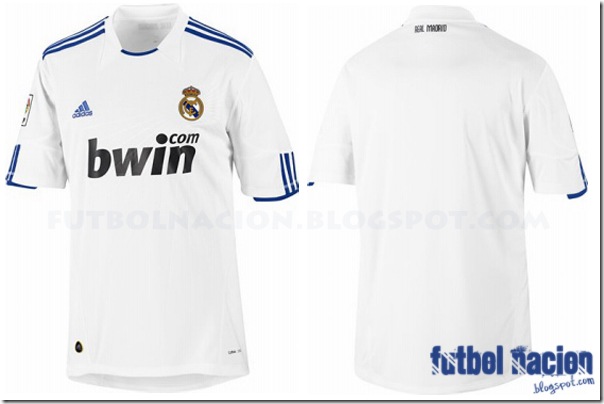 Camiseta local Adidas Real Madrid 2010-2011