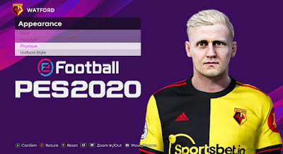 PES 2020 Faces Will Hughes by Rachmad ABs