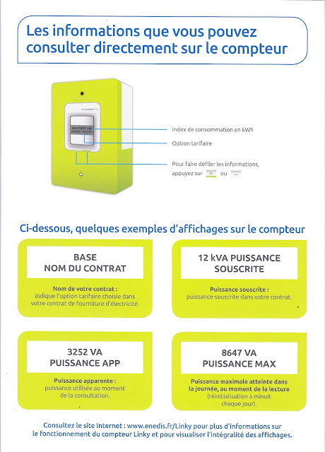 ENEDIS,linky,edf,gdf,erdf,electricite,gaz,nouveau,compteur , notice simplifiée linky