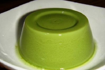 Resep Puding Green Tea Kenyal Nikmat