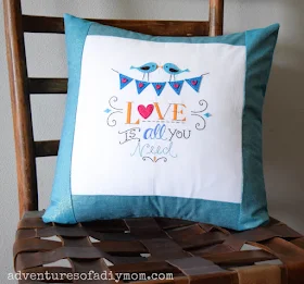 DIY Embroidered Pillows