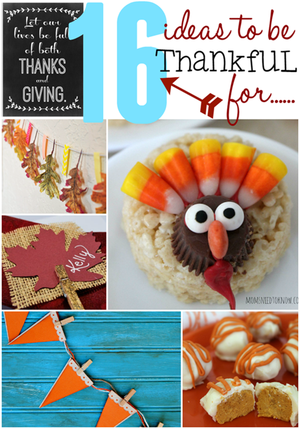 16 Ideas to Be Thankful For #Thanksgiving #linkparty #features at GingerSnapCrafts.com_thumb[1]