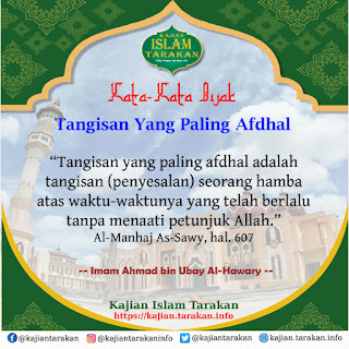 Tangisan Yang Paling Afdhal - Qoutes Kajian Islam Tarakan