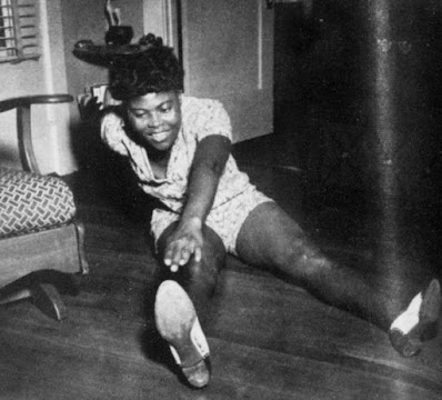 Photograph of black figure skating pioneer Mabel Fairbanks