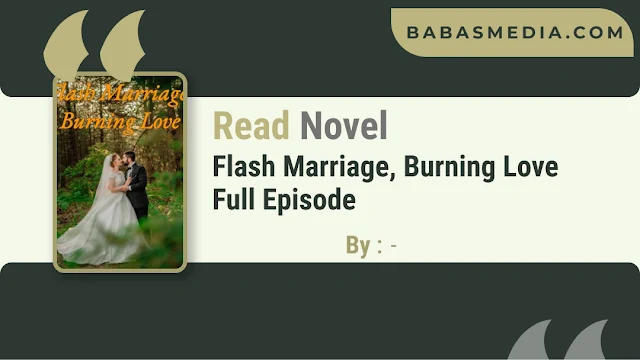 Cover Flash Marriage, Burning Love Novel