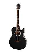 VIOLÃO JUMBO CUTAWAY WNG40BK C/EQ 4 BANDASAFINADOR PRETO DOLPHIN