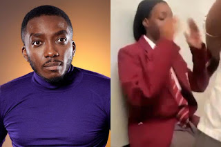 Popular Comedian Bovi Speaks Out Against Bullying: See his reaction to the viral video of Namtira being bull!ed in school