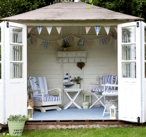 Featured on Beach Yard Design Ideas , this nautical seaside escape 