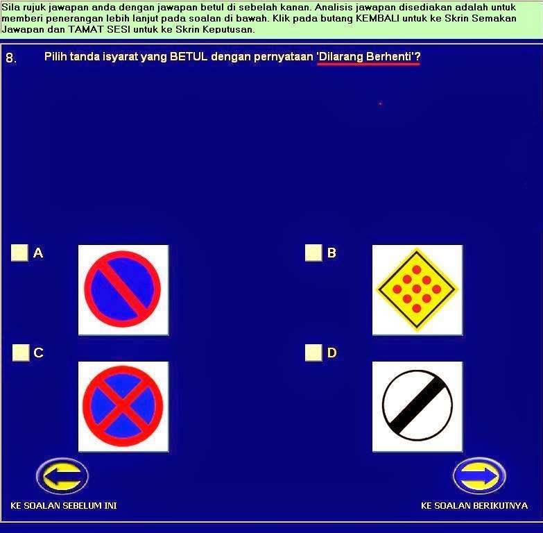 Soalan Ambil Lesen Memandu - Contoh Ole