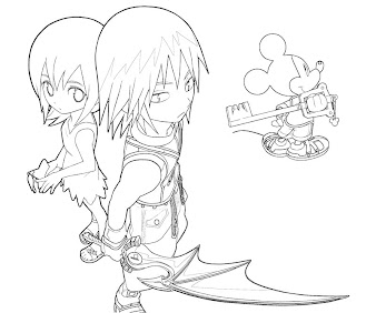 #8 Riku Coloring Page