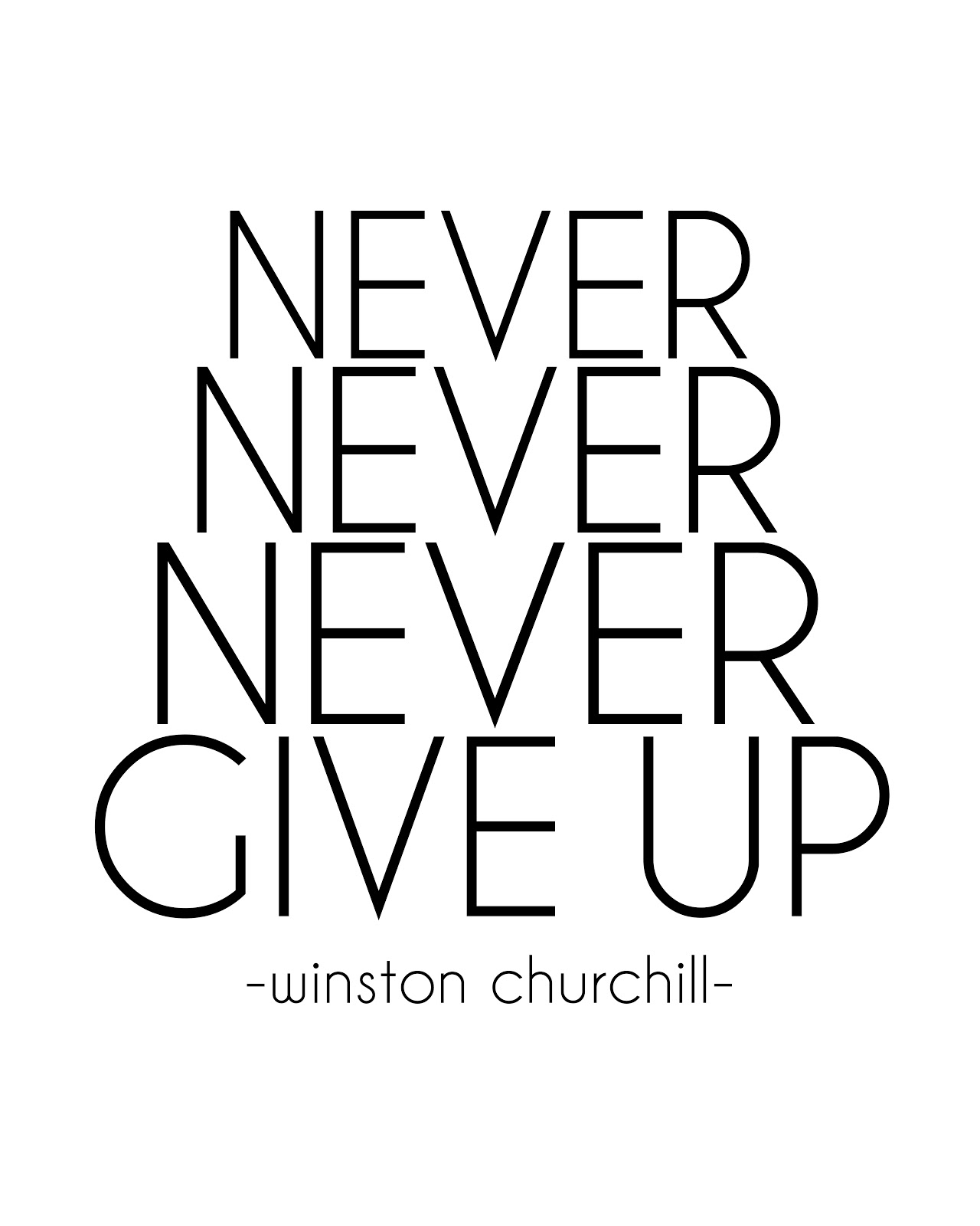 sugartotdesigns never never never give up