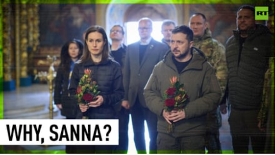 Finland funeral neo-Nazi Sanna Marin Prime Minister Kiev Ukraine women Right Sector terrorism